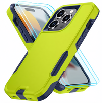 (1/100x Pack) 15 Series Shockproof Heavy Duty Magsafe iPhone Case