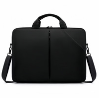 (1/100x Pack) Corporate Travel Laptop Brief Bag with Shoulder Strap