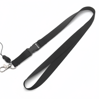 (25/500x Pack) Solid Colour/Custom Logo Keychain Lanyard