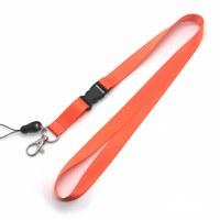 (25/500x Pack) Solid Colour/Custom Logo Keychain Lanyard