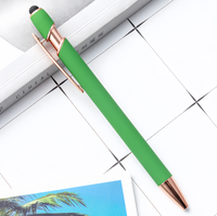 (10/250x Pack) Aluminium 2 in 1 Stylus With BallPoint Pen