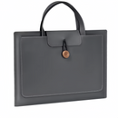 (1/100x Pack) Thin Vegan Leather Laptop Sleeve