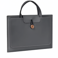 (1/100x Pack) Thin Vegan Leather Laptop Sleeve