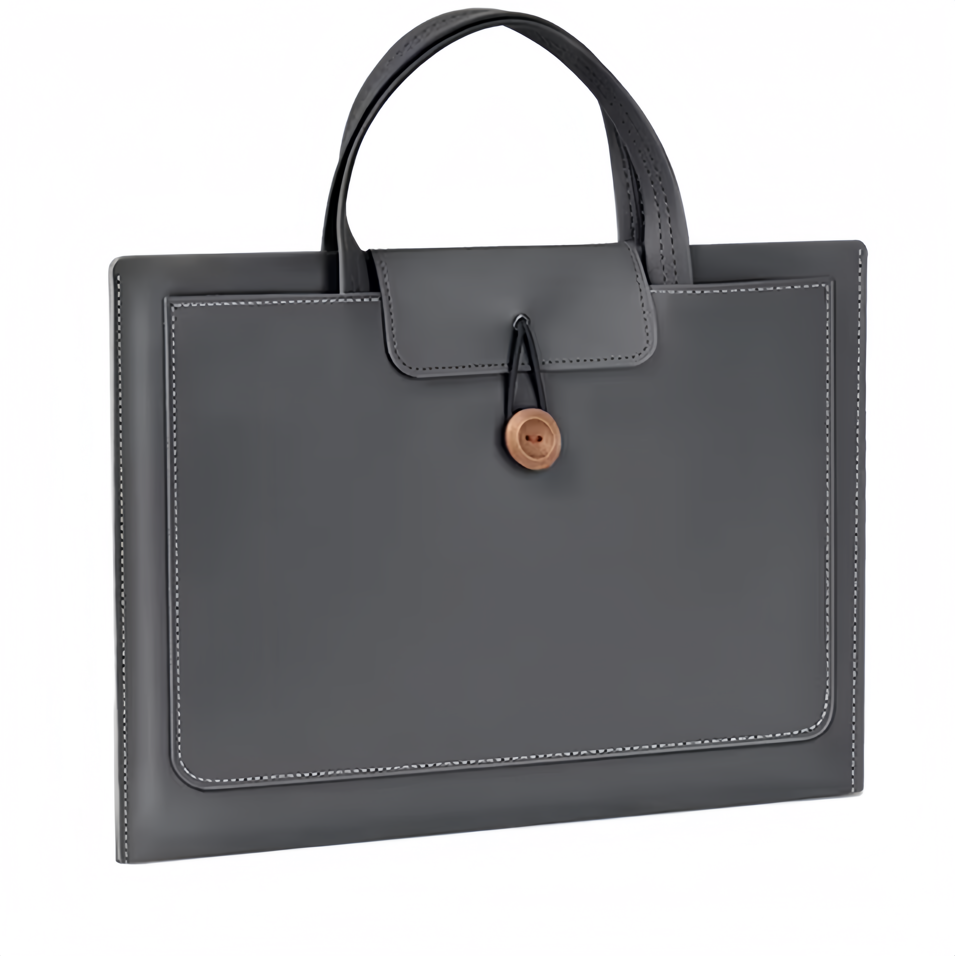 (1/100x Pack) Thin Vegan Leather Laptop Sleeve