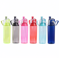 (1/100x Pack) 600ML Plastic Mist Spray Water Bottle