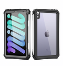 (1/100x Pack) Apple iPad Mini Gen 6, 7 8.3 Inch ShellBox Heavy Duty IP68 Rugged And Waterproof iPad Case
