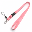 (25/500x Pack) Solid Colour/Custom Logo Keychain Lanyard