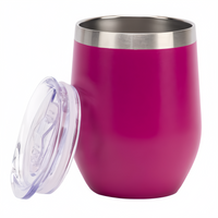 (1/100x Pack) 350ML Double Insulated Stainless Steel Travel Mug