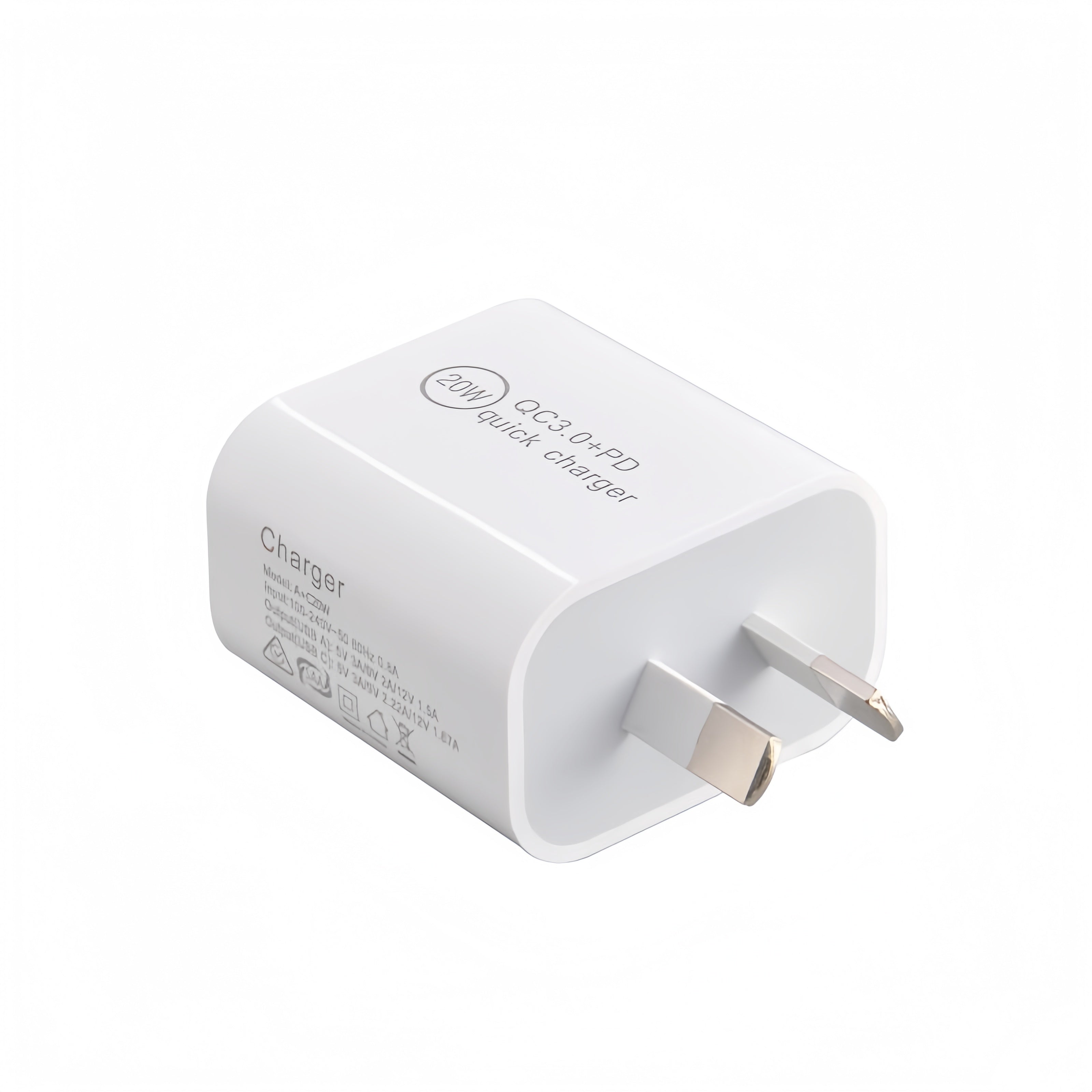 (1/250x Pack) 20 Watt USB 2x Port Power Adapter (AUS/NZ Outlet)