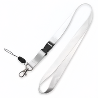 (25/500x Pack) Solid Colour/Custom Logo Keychain Lanyard