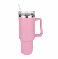 (1/100x Pack) 1.2L Double Insulated Stainless Steel Tumbler With Handle