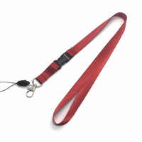 (25/500x Pack) Solid Colour/Custom Logo Keychain Lanyard