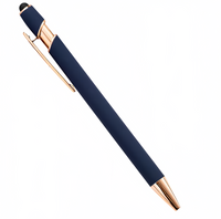 (10/250x Pack) Aluminium 2 in 1 Stylus With BallPoint Pen