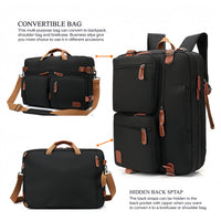 (1/100x Pack) MultiCompartment Professional Laptop Shoulder Bag