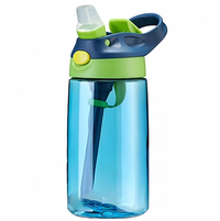 (1/100x Pack) 480ML Kids Plastic Water Bottle