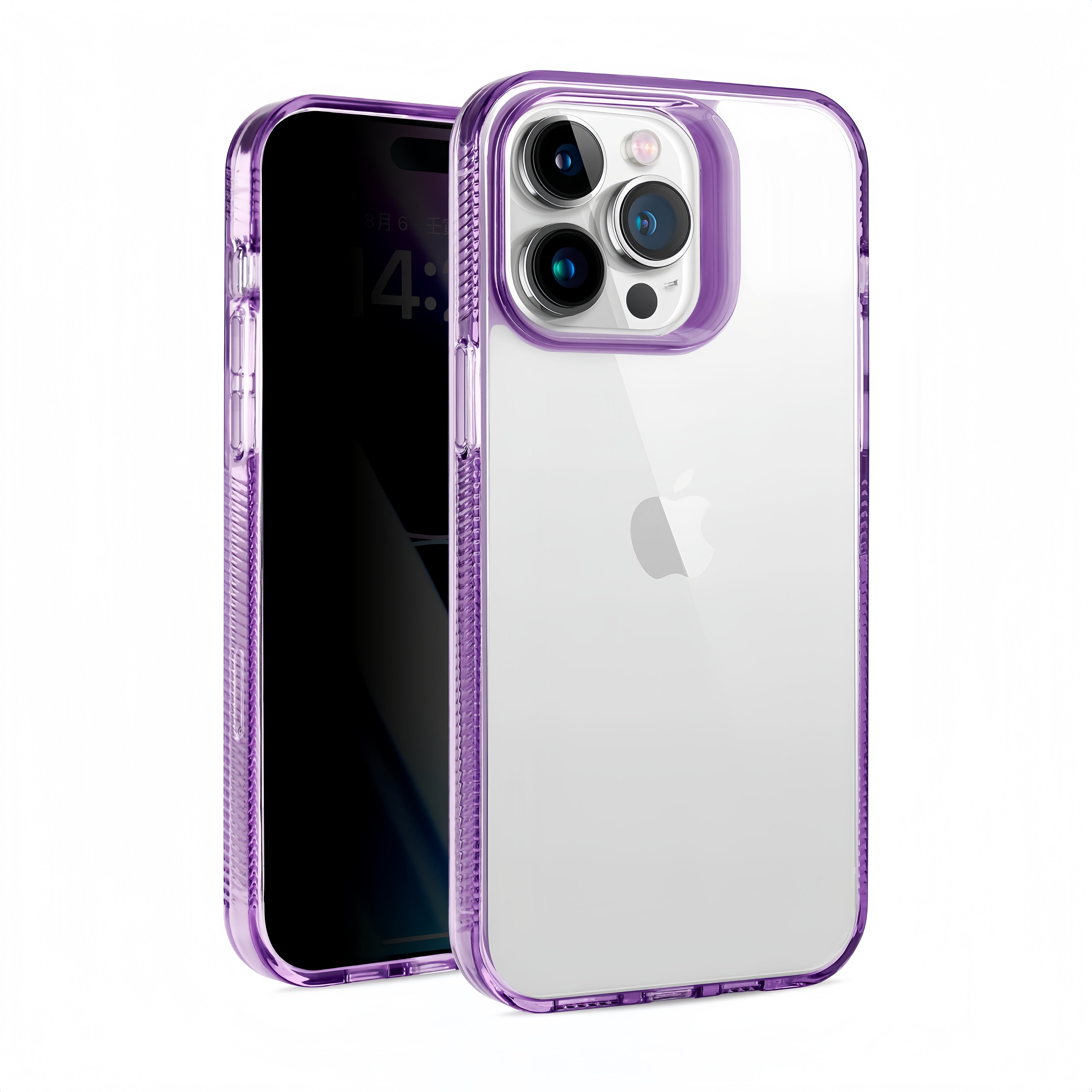 (1/100x Pack) 16 Series Transparent Magsafe Shockproof Coloured Bumper Case