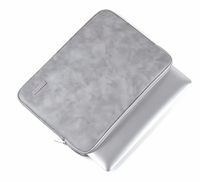 (1/100x Pack) Vegan Leather Water Resistant Laptop Sleeve