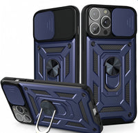 (1/100x Pack) 15 Series Trade Heavy Duty iPhone Case With Ring Stand