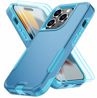 (1/100x Pack) 15 Series Shockproof Heavy Duty Magsafe iPhone Case