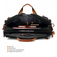 (1/100x Pack) MultiCompartment Professional Laptop Shoulder Bag