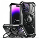 (1/100x Pack) 15 Series Dual Layer Shockproof Magnetic Kickstand iPhone Case