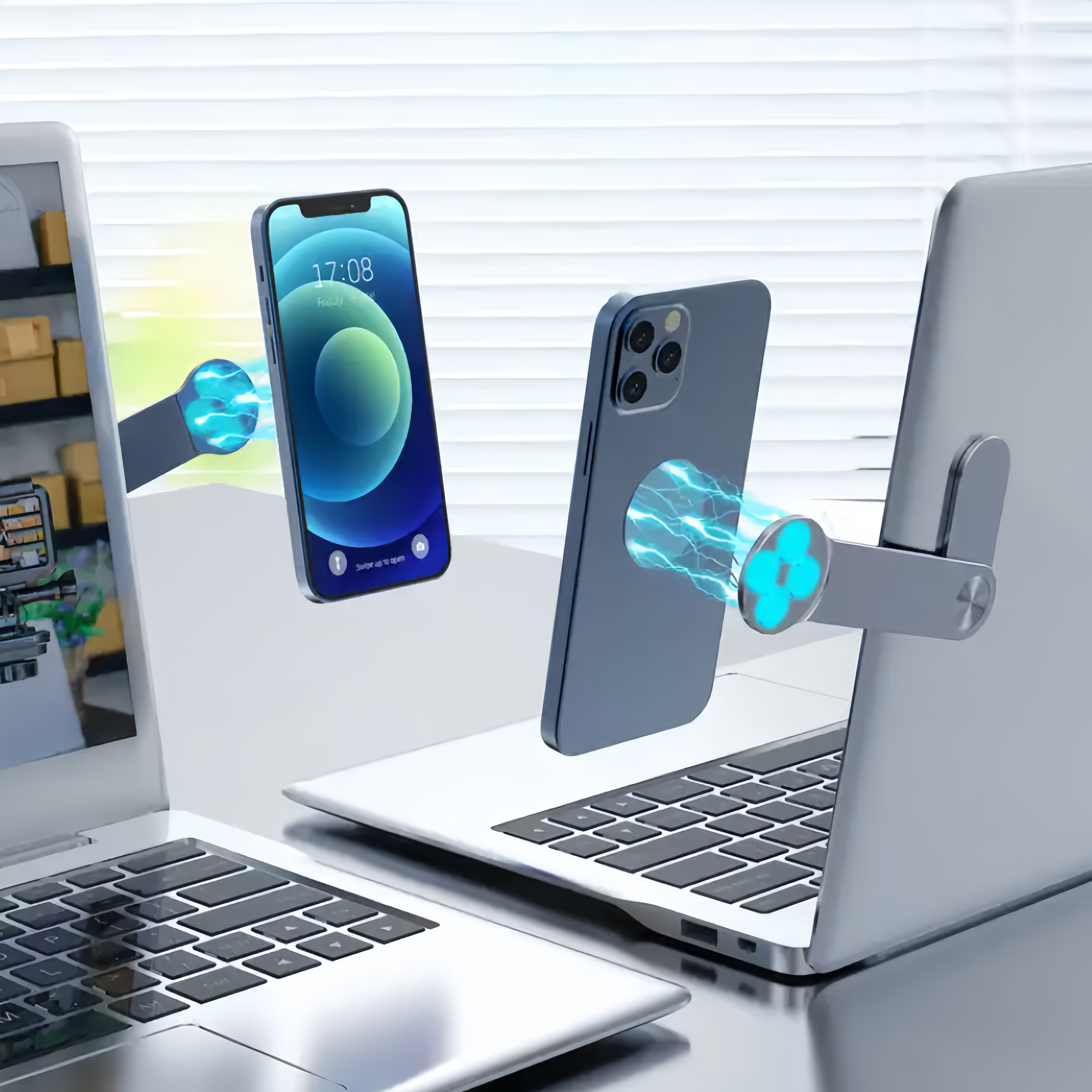 (1/100x Pack) Magsafe Laptop iPhone Holder