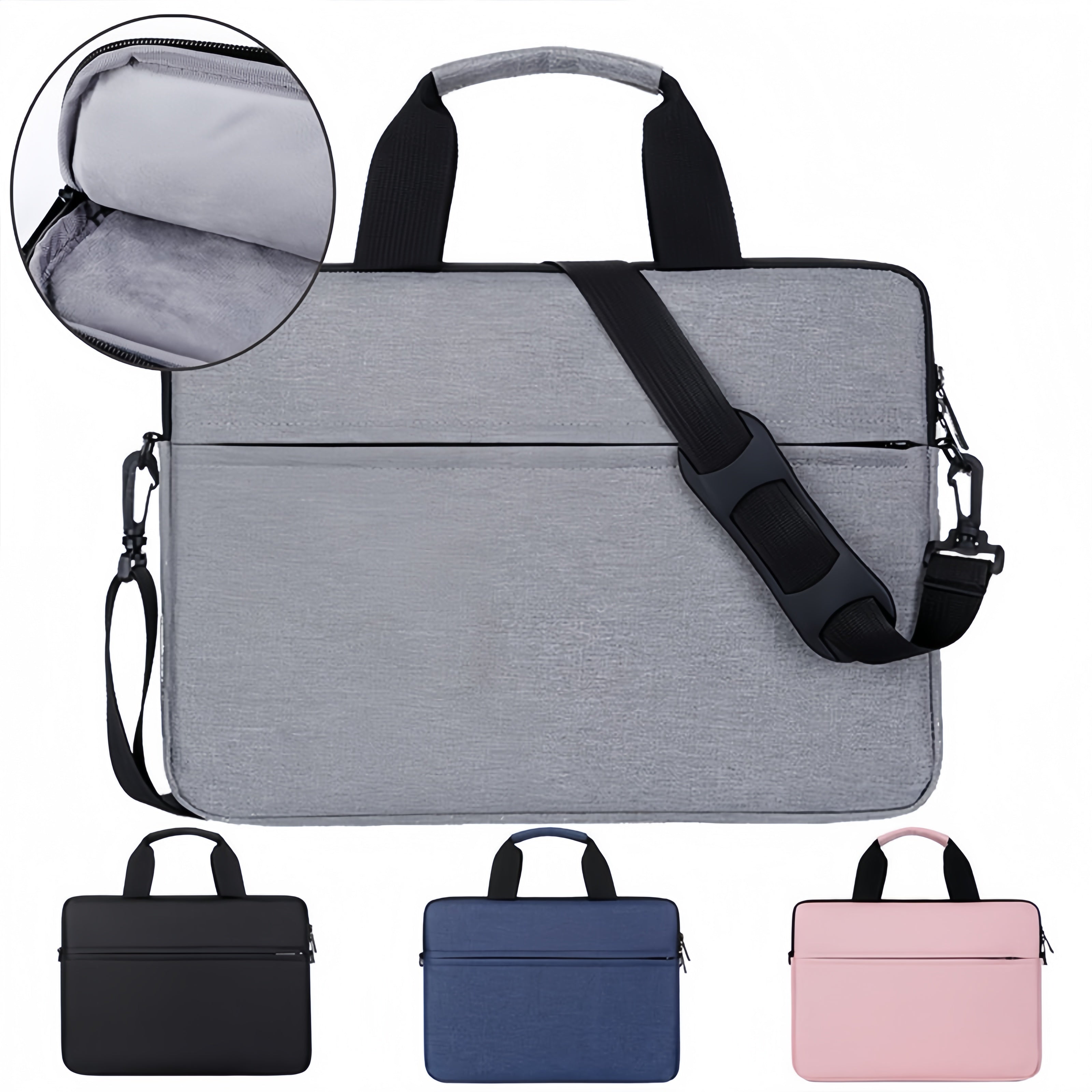 (1/100x Pack) Executive Shoulder Strap Brief Style Laptop Case