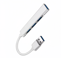 (1/250x Pack) 4 Port Multi Usb Hubs Docking Station 3.0 USB