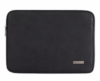 (1/100x Pack) Vegan Leather Water Resistant Laptop Sleeve