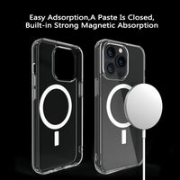 (1/100x Pack) 15/16 Series Magsafe Magnetic Clear iPhone Case