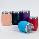 (1/100x Pack) 350ML Double Insulated Stainless Steel Travel Mug