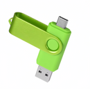(1/100x Pack) 64/128GB 2 In 1 USB - Type C Key Flash Drive