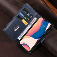 (1/100x Pack) iPhone 15 Series Flip Wallet Vegan Leather Case