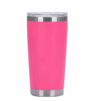 (1/100x Pack) 380ML Multi Coloured Stainless Steel Travel Tumbler