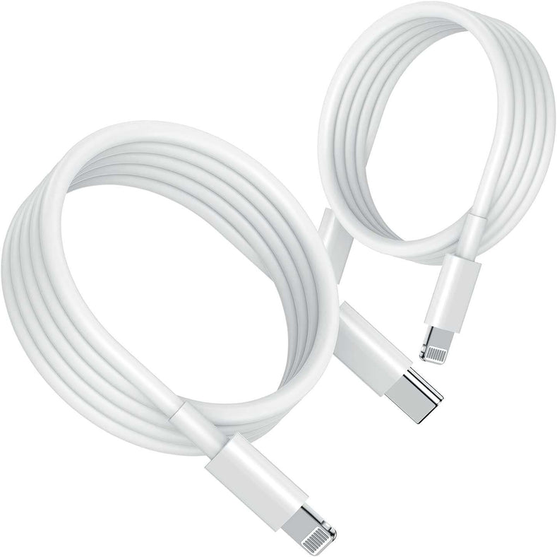 (1/100x Pack) Type C To Lightning 1M Cord + Charging Adaptor Bundle