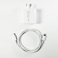 (1/100x Pack) Type C To Lightning 1M Cord + Charging Adaptor Bundle
